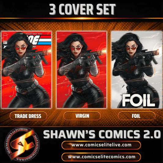 GI JOE ARAH #329 - SHIKARII - 3 COVER SET - LTD 750