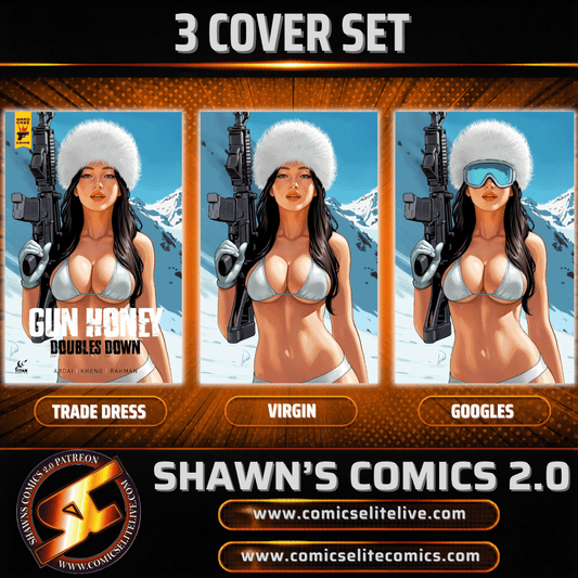 GUN HONEY DOUBLES DOWN #1 - IVAN TALAVERA - 3 COVER SET