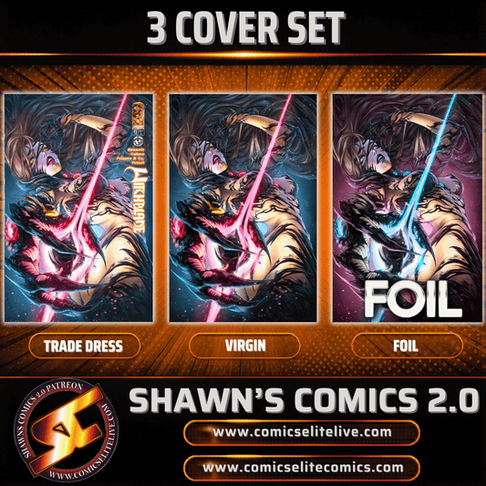 WITCHBLADE #22 DRAX GAL - 3 COVER SET - LTD 500
