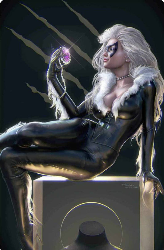 BLACK CAT #1 TIAGO DA SILVA - ALPHA - TORONTO FAN EXPO - VIRGIN - LTD 1000