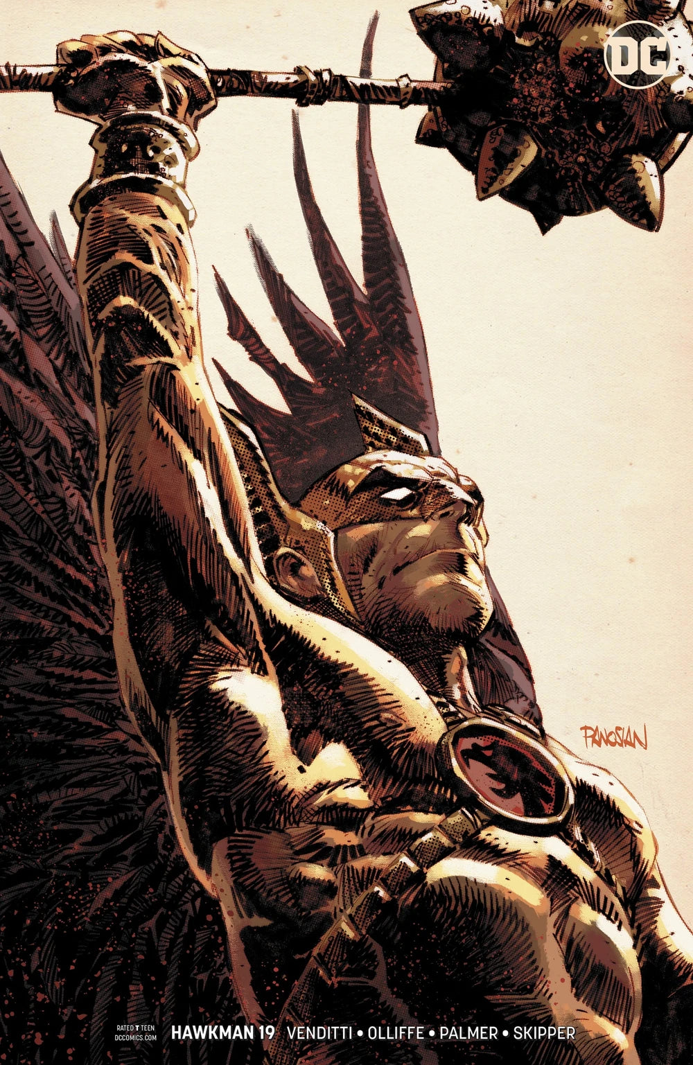 HAWKMAN #19 PANOSIAN VARIANT