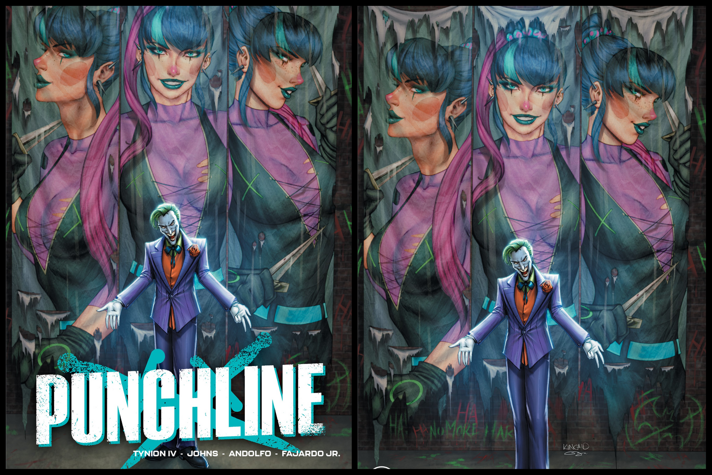 PUNCHLINE SPECIAL #1 RYAN KINCAID SET (TRADE DRESS & VIRGIN)