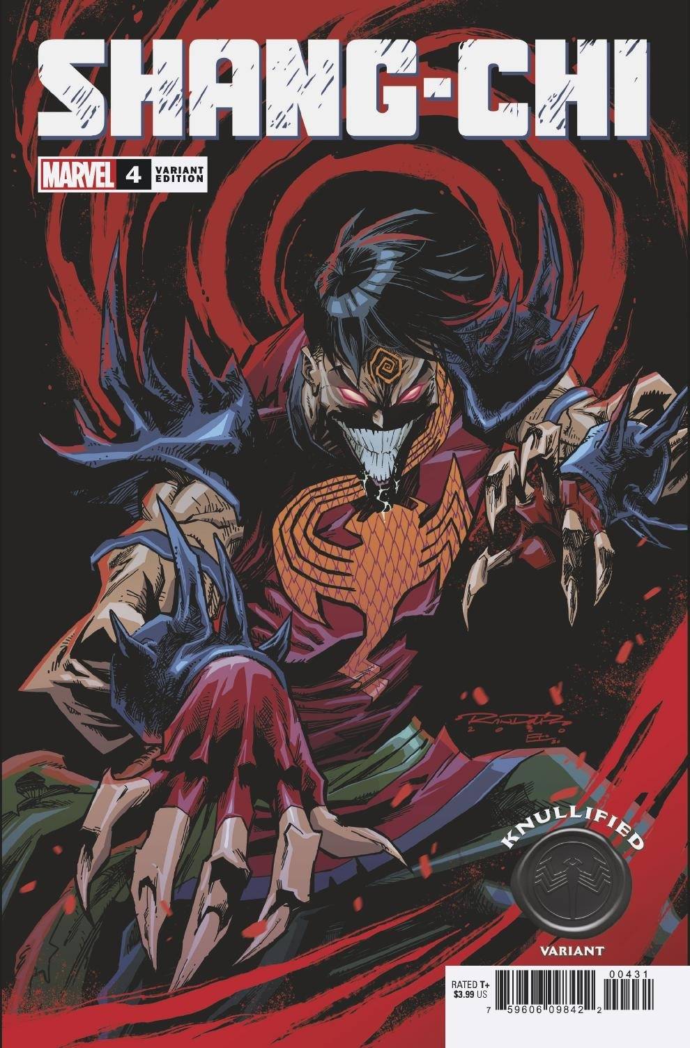 SHANG-CHI #4 (OF 5) RANDOLPH KNULLIFIED VARIANT - KEY ISSUE