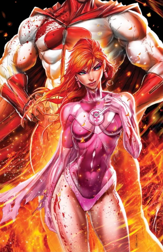 INVINCIBLE RETURNS #1 - JAMIE TYNDALL - SHARED EXCLUSIVE LTD 1500 - WRAP FOIL